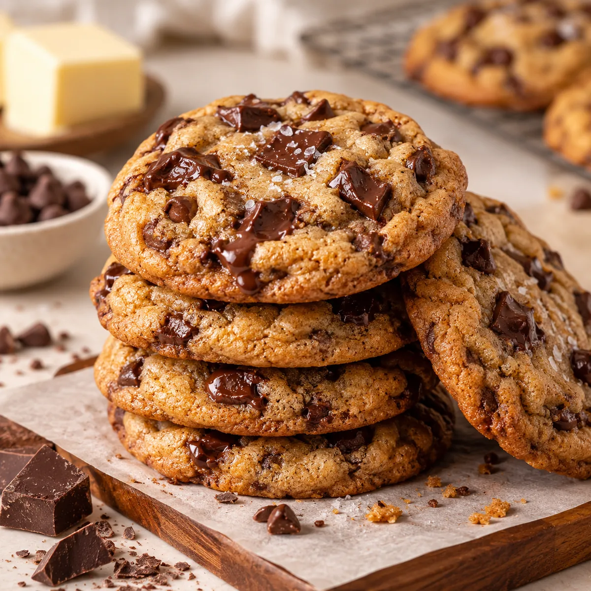 Brown Butter Choc-Chip Cookies