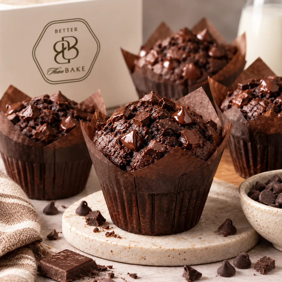 Double Chocolate Muffins