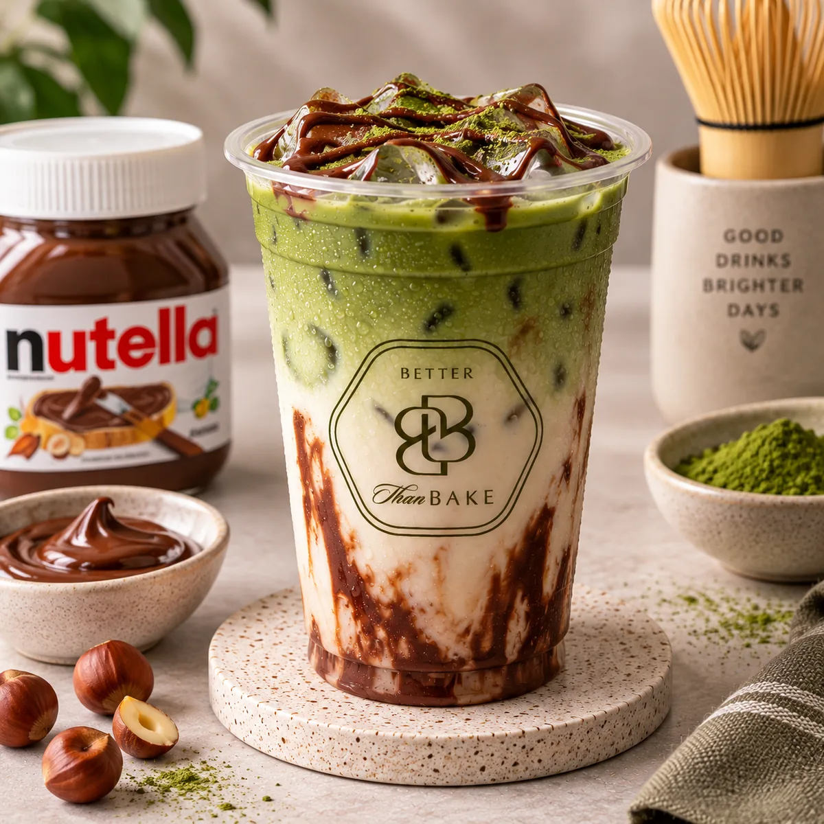 Nutella Matcha Latte